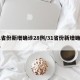 31省份新增确诊28例/31省份新增确诊21