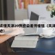 一图读懂天津20例感染者传播链（天津感染者轨迹）
